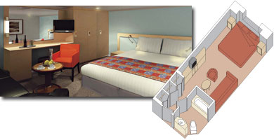 Large or Standard Inside Stateroom